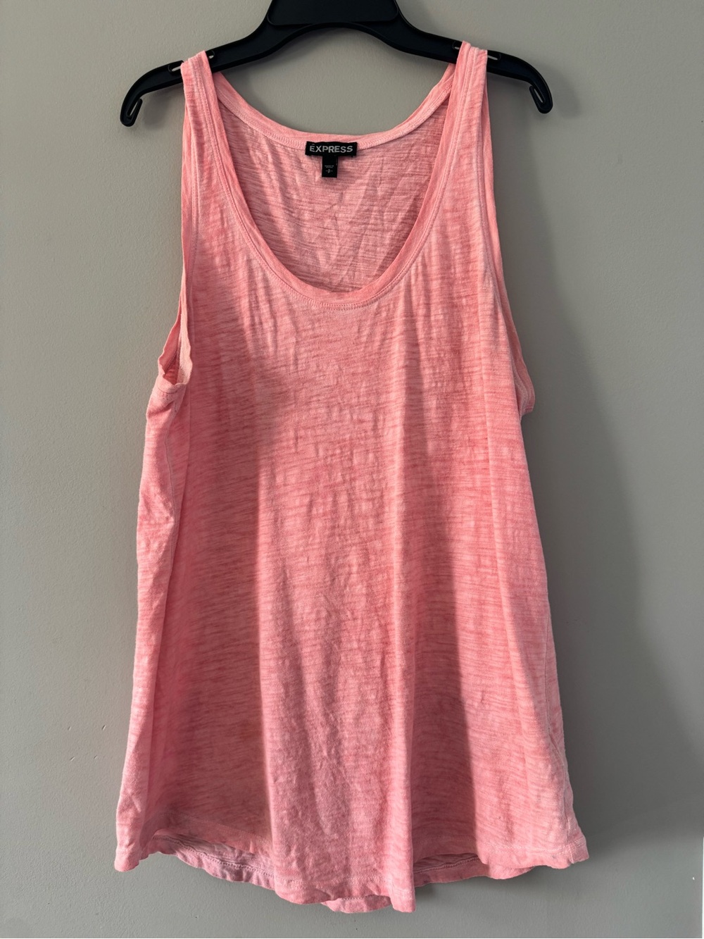 Express Coral Pink Scoop Neck Tank